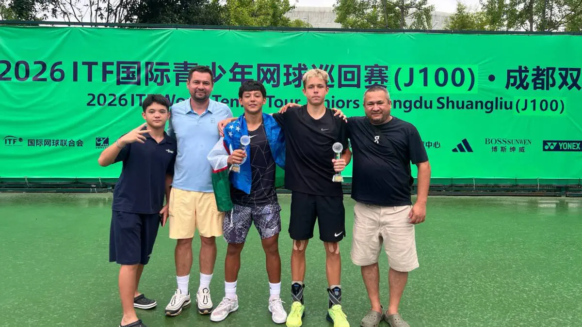 Tennis. Mahmudbek Beknazarov juftlik bahslarida chempion!
