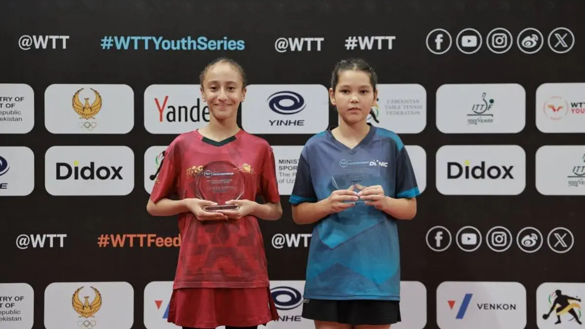 Stol tennischilarimiz «WTT Youth Contender» turnirida 4 ta medalni qoʻlga kiritishdi