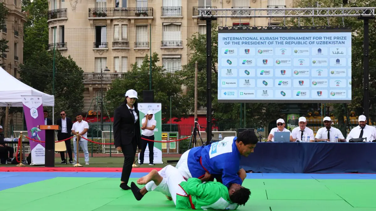 Parijda kurash boʻyicha Prezident sovrini uchun musobaqa oʻtkazildi