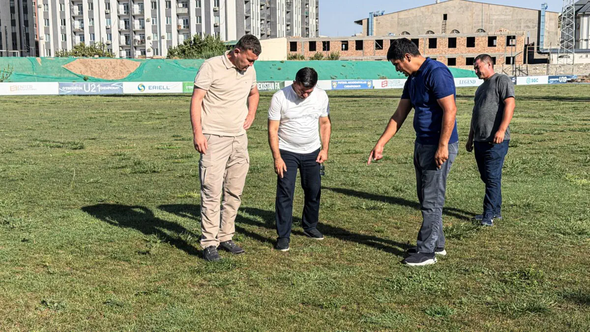 Liga Surxon arena hamda uning zaxira maydoni holati bilan tanishdi