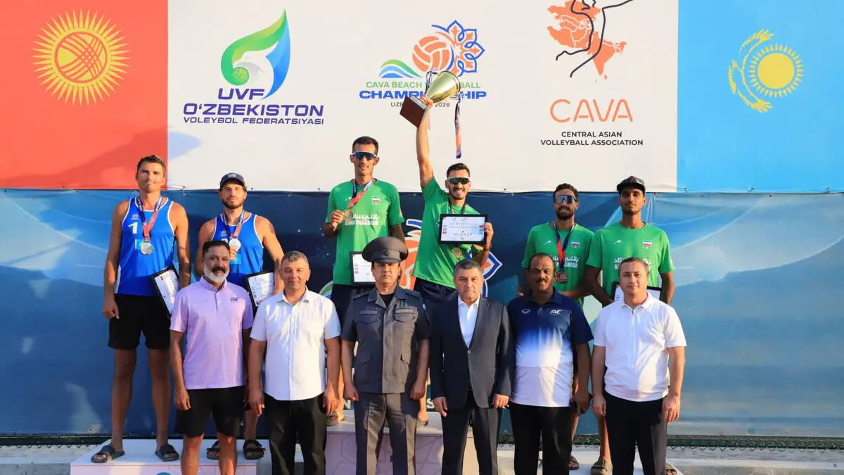 Voleybol. CAVA Beach Volleyball Championship Uzbekistan 2026 muvaffaqiyatli yakunlandi