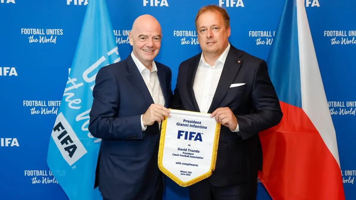 Chexiya futbol assotsiatsiyasi prezidenti Infantino rejasini qo‘llab-quvvatladi