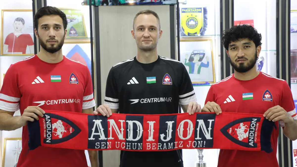 Artyom Potapov, Nodirxon Ne'matxonov va Shohmalik Komilov «Andijon»ning yangi futbolchilari!