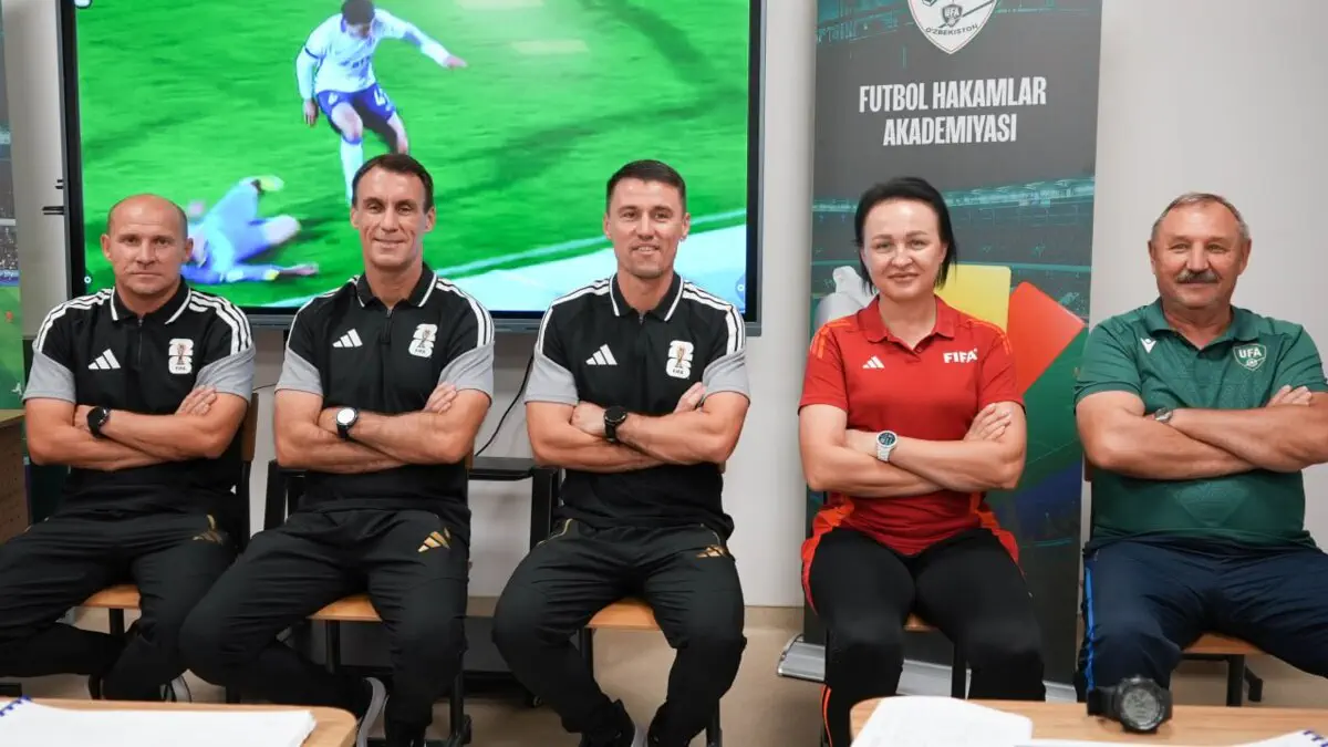 FIFA ayol hakamlar seminarida Ravshan Irmatov hakamlar bilan uchrashdi