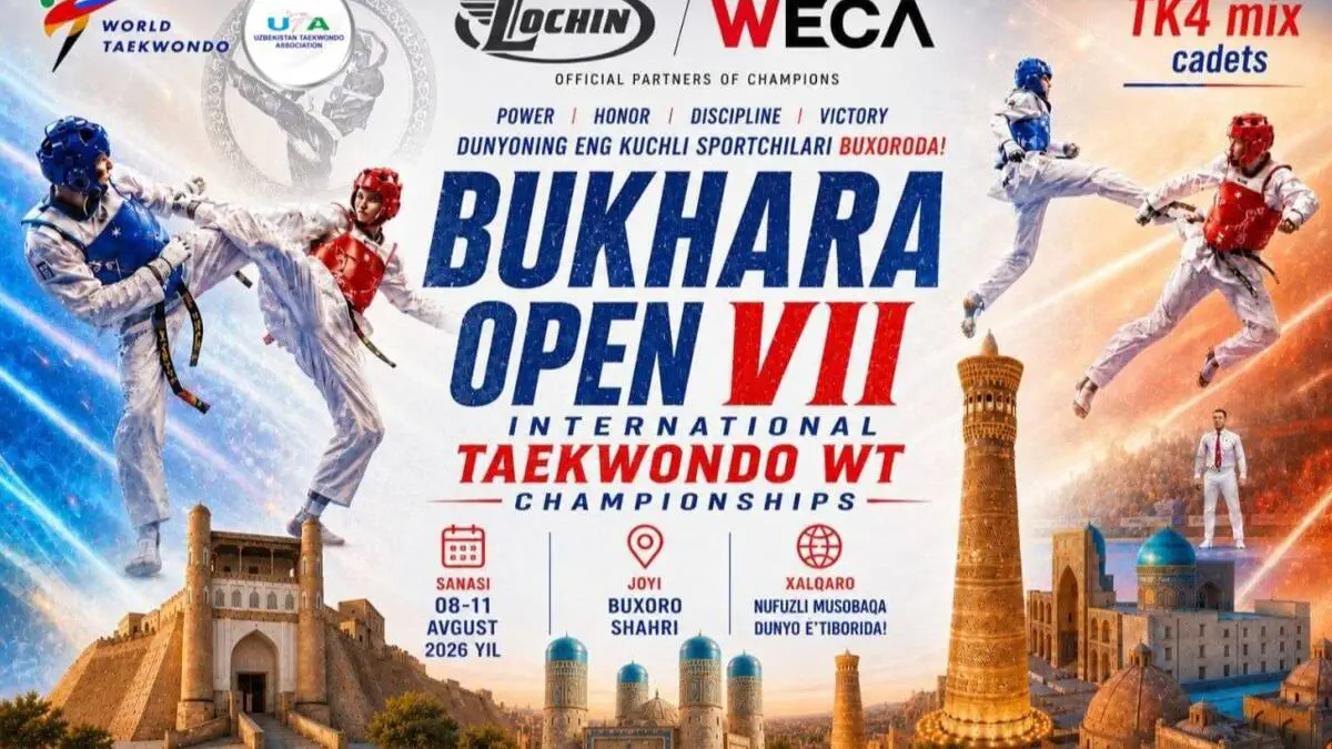 Таэквондо. «Bukhara Open» халқаро турнири старт олди