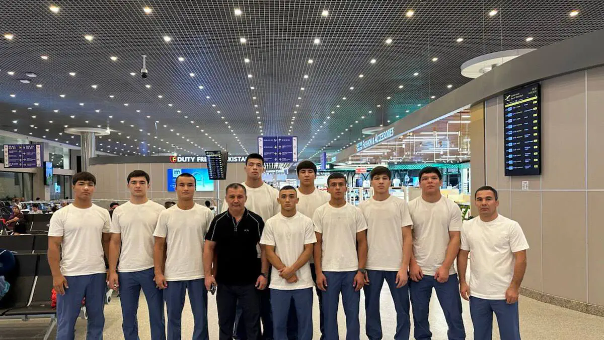 Yunon-rum kurashi. U20 O‘zbekiston terma jamoasi Jahon chempionatida ishtirok etish uchun jo‘nab ketdi