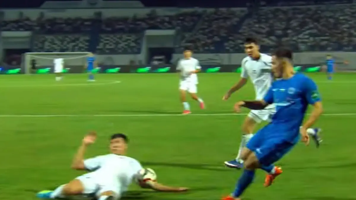 UzFHM: «Navbahor» — «Bunyodkor» oʼyinida penalti toʼgʼri belgilangan