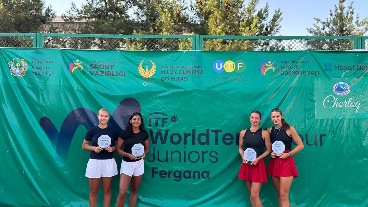Фарғонада ITF World Tennis Tour J100 турнирининг жуфтлик баҳслари якунланди
