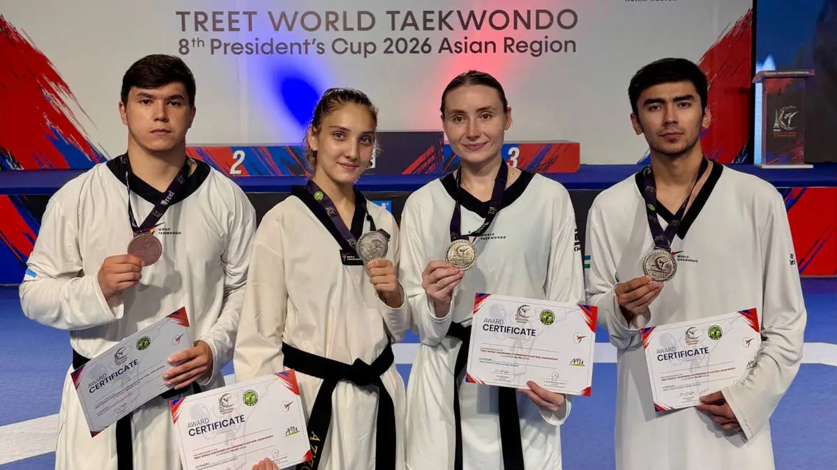 Taekvando. 8th World Taekwondo President’s Cup – Asia: Musobaqani 4 ta medal bilan boshladik.