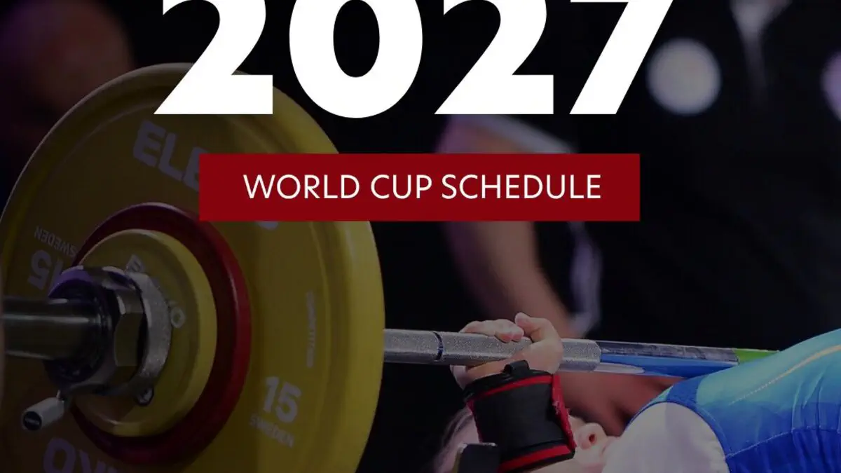 Para pauerlifting: 2027-yilgi Jahon kubogi turnirlari taqvimi e’lon qilindi