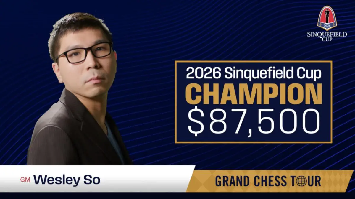 Uesli So — ketma-ket ikkinchi yil Sinquefield Cup chempioni