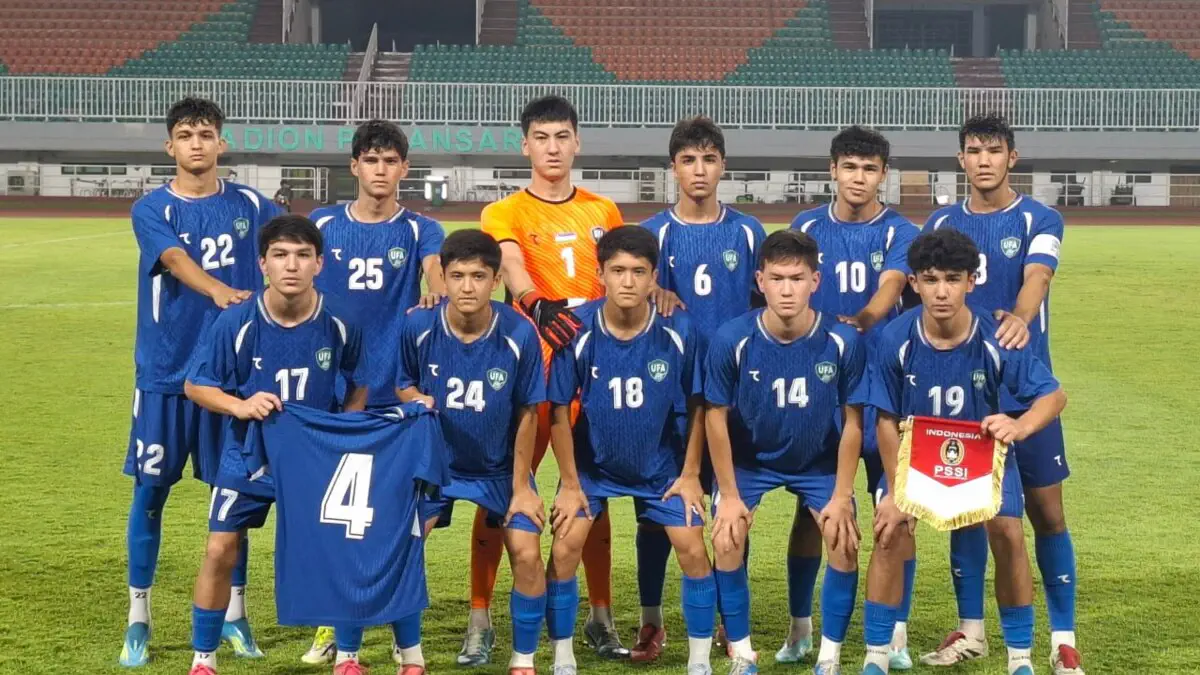  Oʻzbekiston U-16 terma jamoasi Indoneziyaga (U-16) qarshi ikkinchi o'rtoqlik bahsida 1:1 hisobida durang o'ynadi