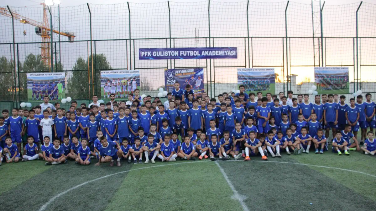 «Guliston» futbol akademiyasining tantanali ochilish marosimi bo‘lib o‘tdi