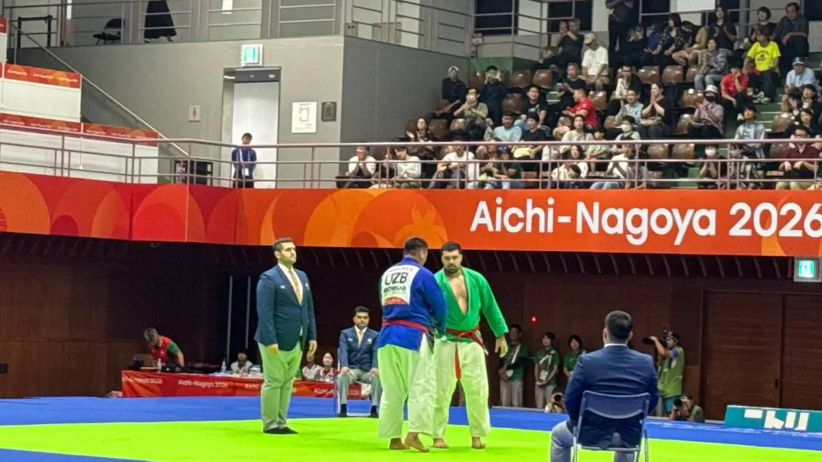 Aichi-Nagoya-2026: Kurashchimiz Shohruxxon Baxtiyorov Osiyo oʻyinlarining oltin medalini qoʻlga kiritdi
