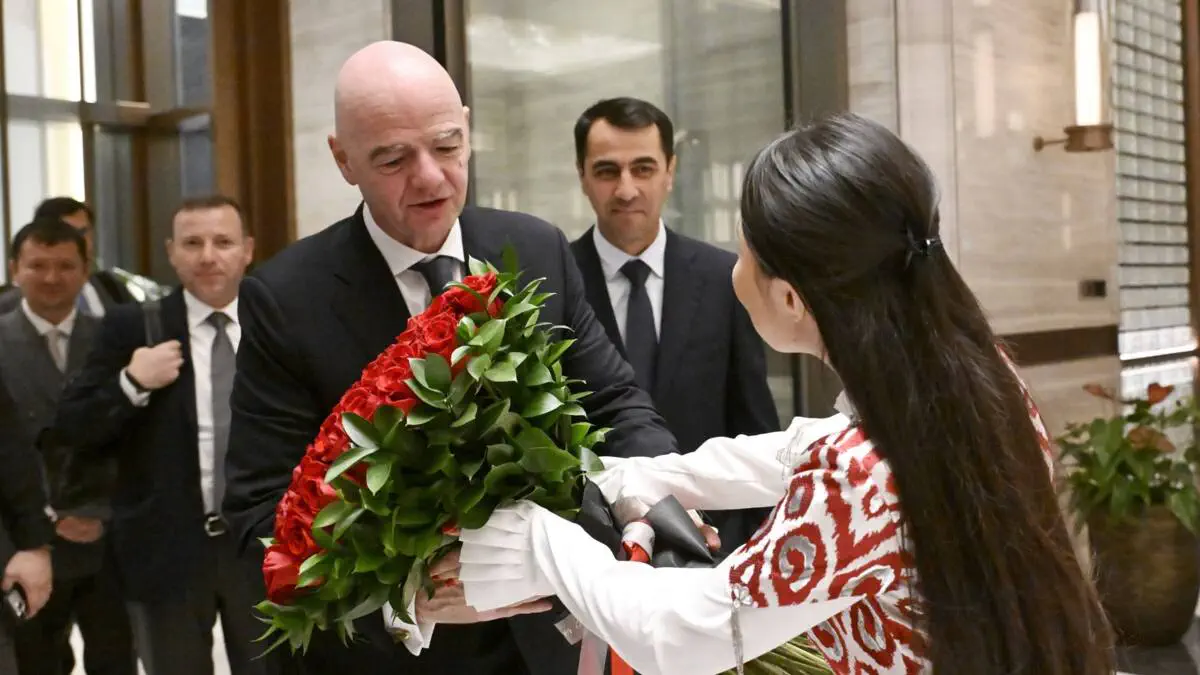 FIFA Prezidenti Janni Infantino O‘zbekistonga tashrif buyurdi