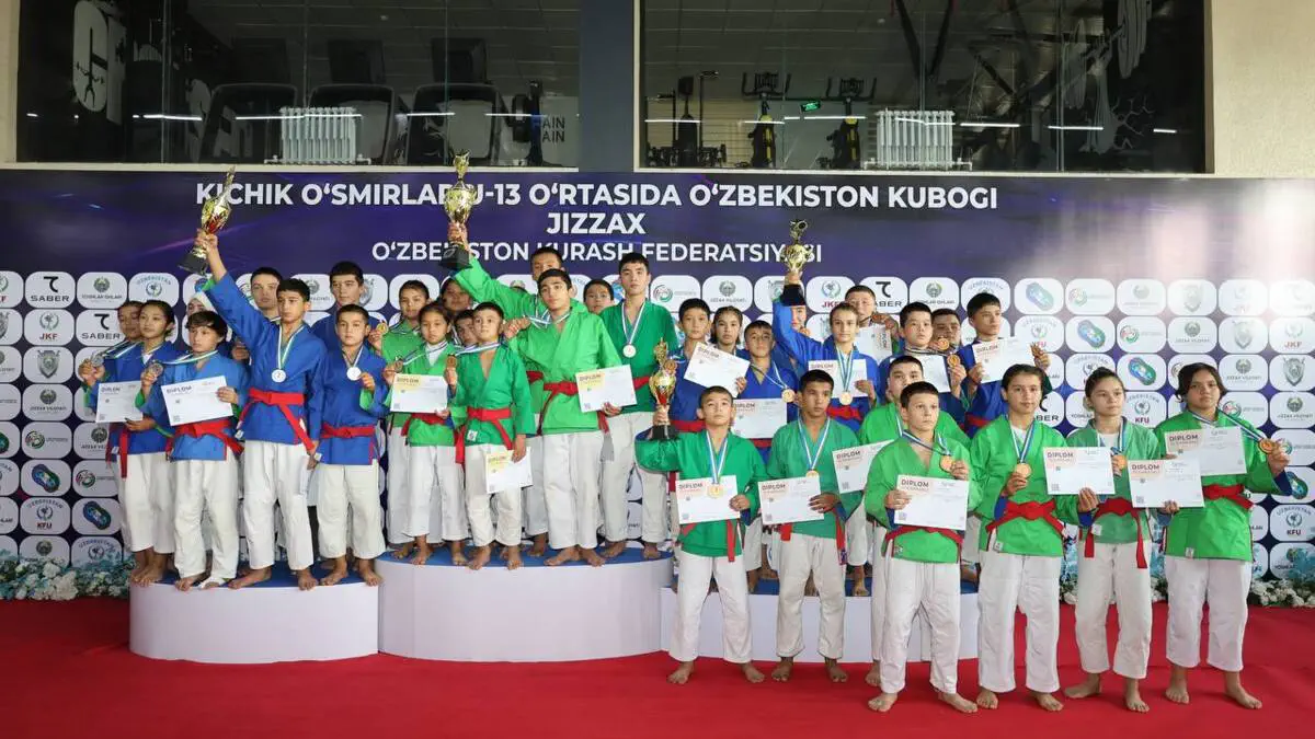 Kurash bo‘yicha U-13 yoshlar o‘rtasidagi O‘zbekiston kubogi g'olib va sovrindorlari aniqlandi