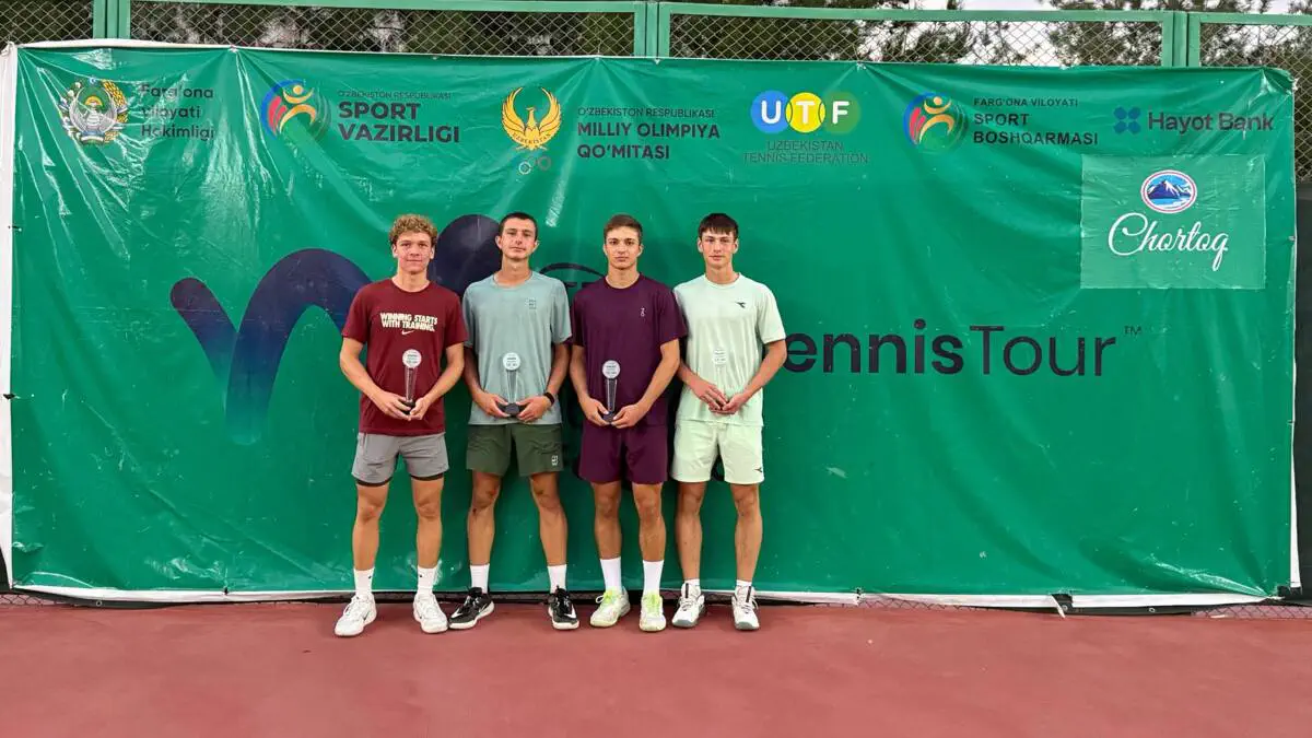 Ўзбекистонлик теннисчилар Фарғонадаги ITF J100 турнирида иккита чемпионлик унвонини қўлга киритишди