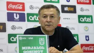 Mirjalol Qosimov: «Birinchi bo‘limdagi yigitlarni o‘yini uchun muxlislardan uzr so‘rayman»