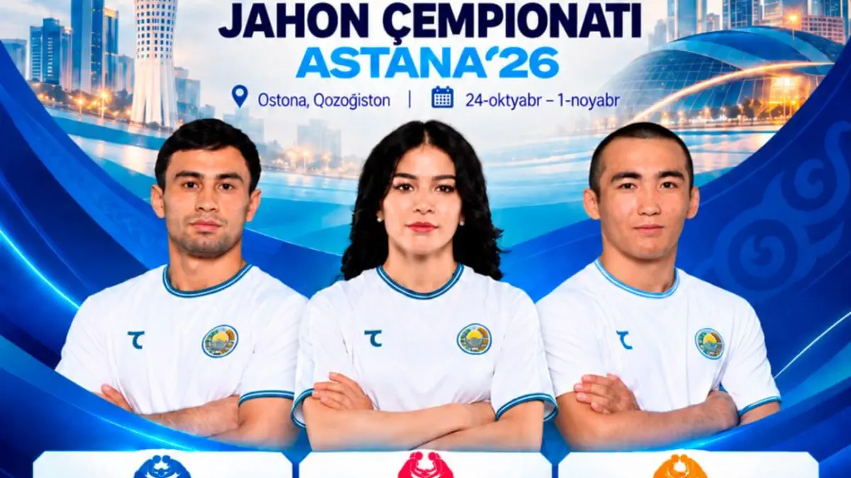 Kurashchilarimizning jahon chempionatida qatnashadigan yakuniy tarkibi ma’lum